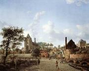 European city landscape, street landsacpe, construction, frontstore, building and architecture. 158 unknow artist